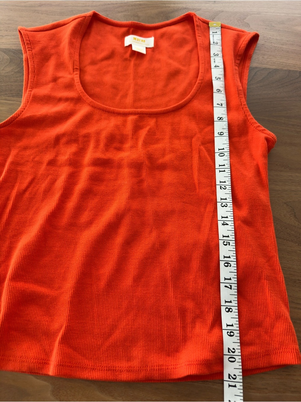 Maeve Square-Neck Ribbed Tank - Picture 4 of 6